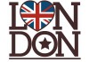 Sticker London avec un coeur