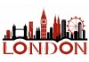 Sticker London design pour déco murale