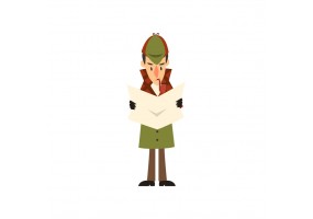 Sticker Sherlock Holmes