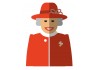 Sticker reine queen d'angleterre