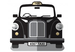 Sticker taxi mythique de londres