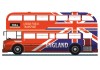 Sticker mural bus design