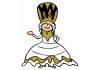Sticker the queen d'angleterre
