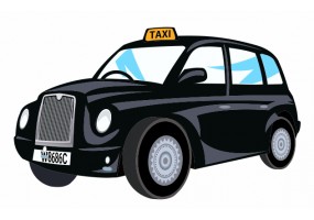 Sticker London taxi