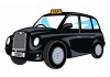 Sticker London taxi