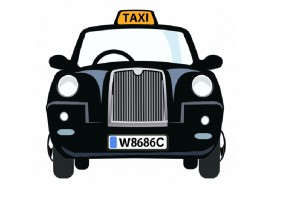 Sticker London taxi