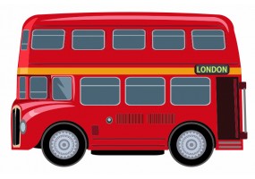 Sticker London taxi geant