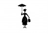 Sticker Mary Poppins