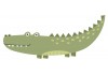 Sticker crocodile leve queue