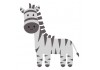 Sticker zebre gros nez