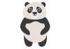 Sticker panda gros ventre