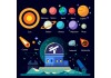 Sticker Espace