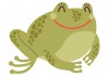 Sticker grosse grenouille adulte
