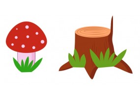 Sticker Animaux de la forêt