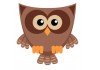 Sticker hibou chou