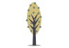 Sticker arbre long grand