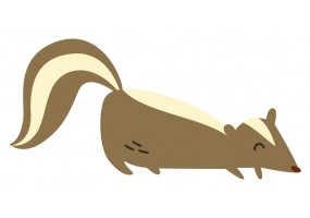 Sticker furet sent