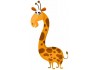 Sticker enfant Animaux jungle girafe