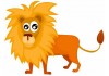 Sticker enfant Animaux jungle Lion