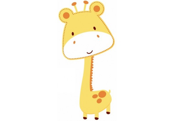 Sticker Girafe au long cou