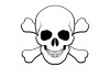 Sticker tete de mort