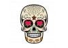 Sticker tete de mort mexicain