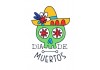 Sticker tete de mort mexicain