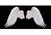 Sticker ange aile blanche