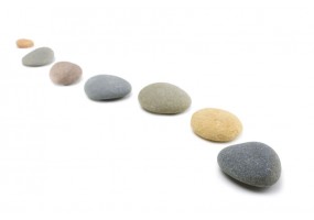 Autocollant zen galet