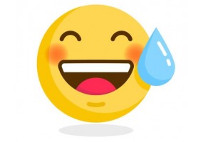 Sticker emoji goutte d'eau