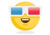 Sticker emoji lunette de cinema