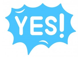 Sticker Yes