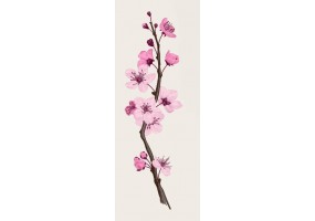 Sticker chinois fleur pas cher
