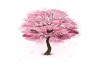 Sticker mural chinois arbre