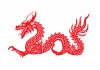 Sticker chinois dragon