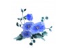 Sticker chinois fleur bleu