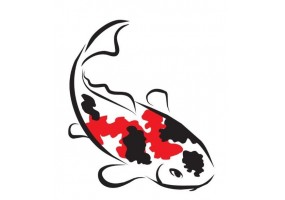 Sticker chinois poisson