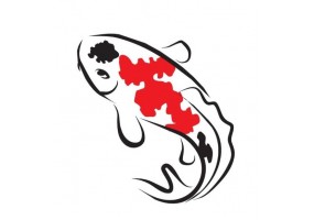 Stickers carpe koi