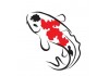 Stickers carpe koi