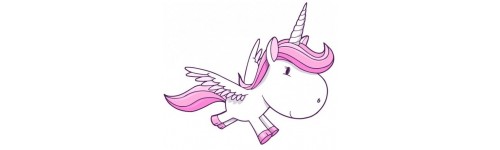 Dormir rose Licorne Sticker Muraux WS-50826