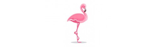 Stickers Flamant rose