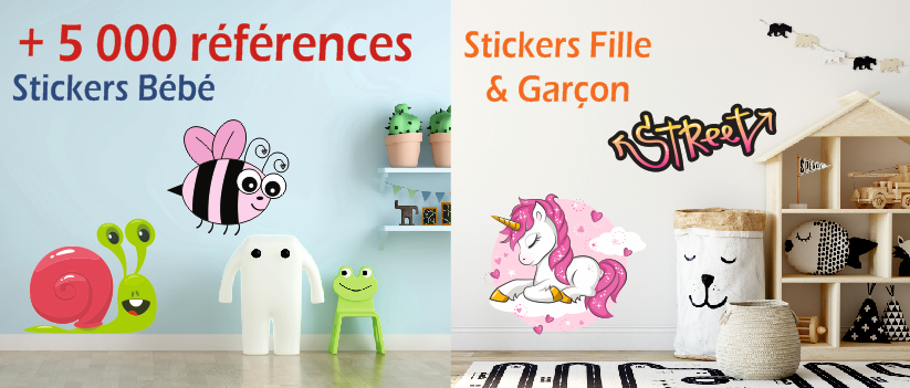 Stickers autocollants décoratifs ! + 10 000 stickers muraux ! - le-monde-du- stickers.fr
